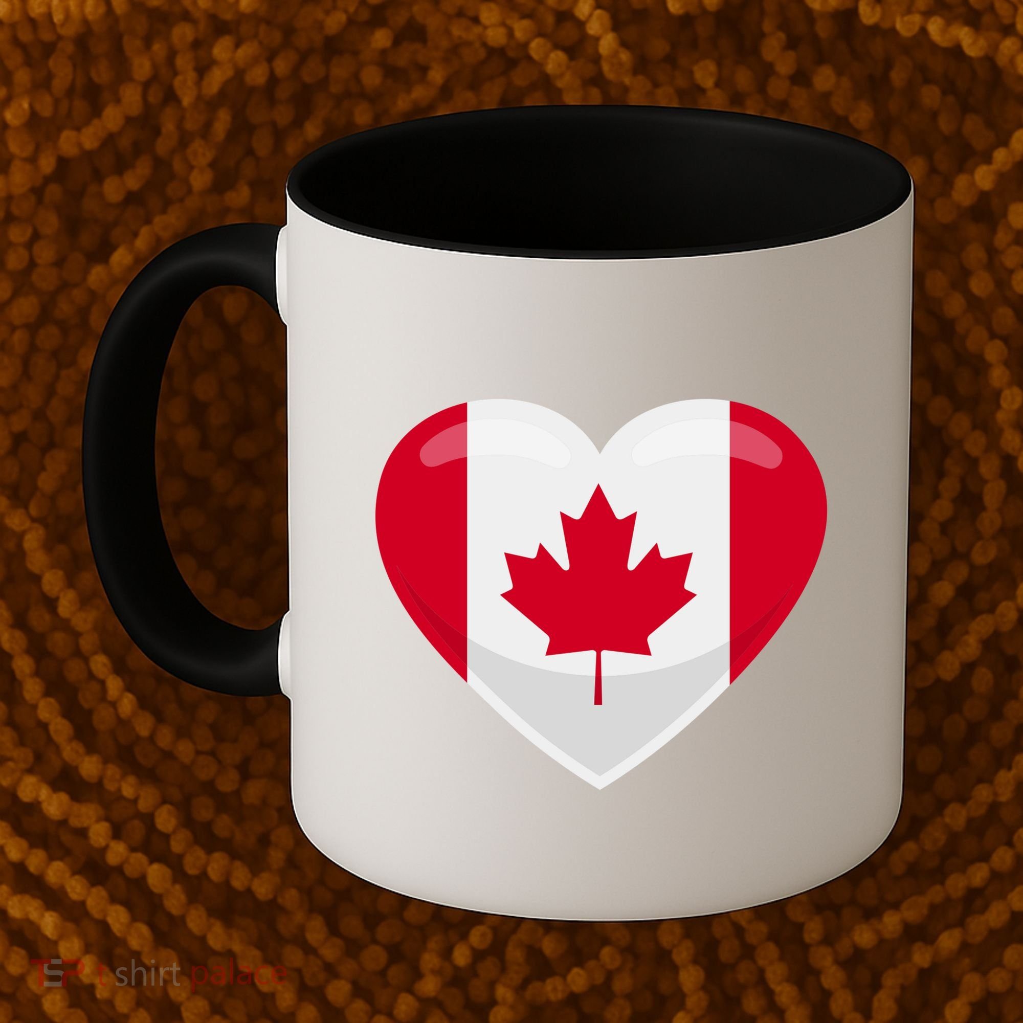 Canada Heart Flag Coffee Mug
