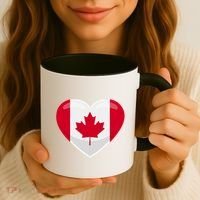 Canada Heart Flag Coffee Mug thumb 3
