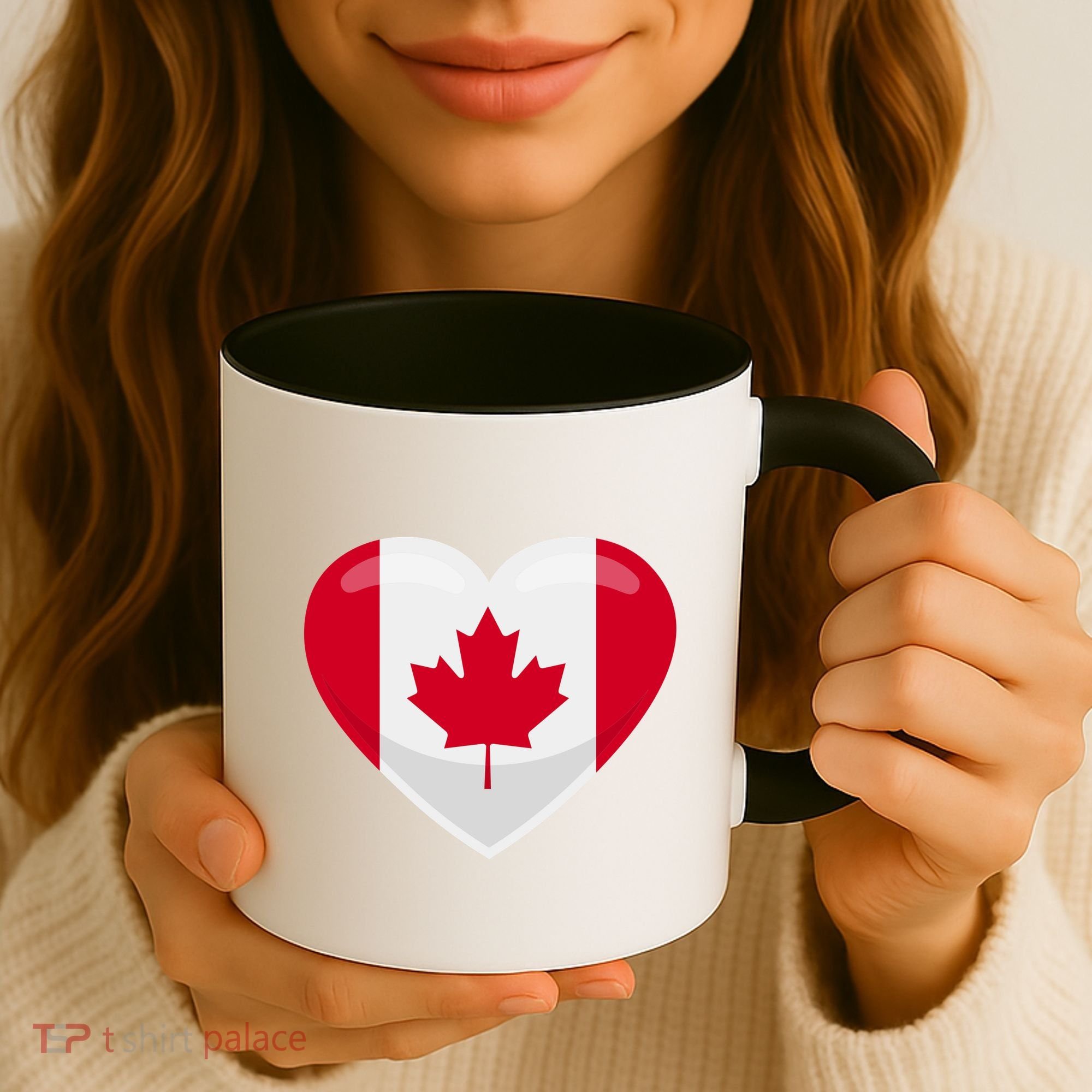 Canada Heart Flag Coffee Mug