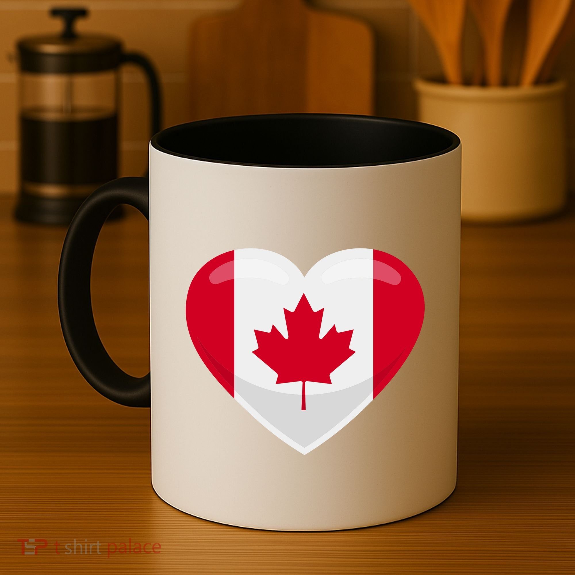 Canada Heart Flag Coffee Mug