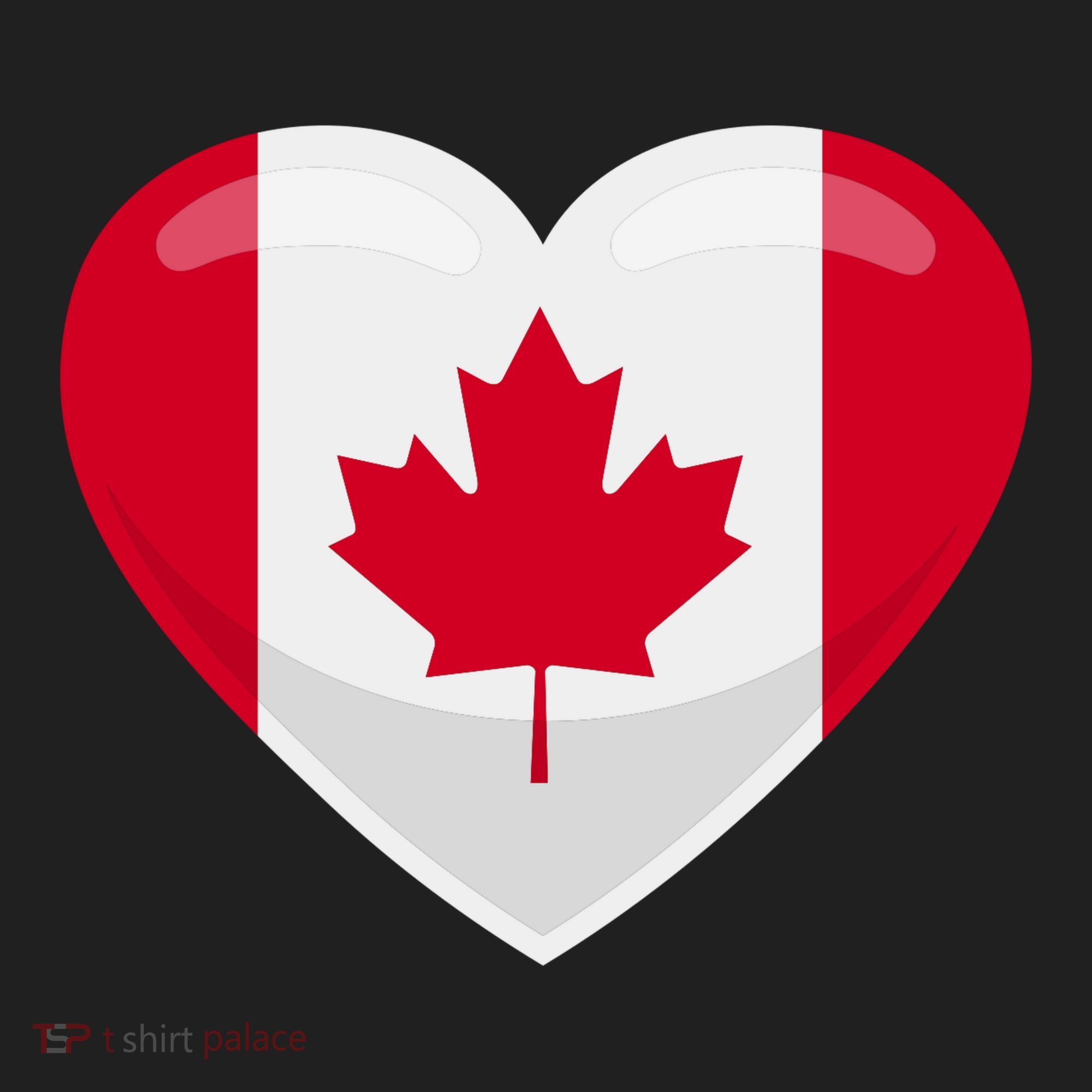 Canada Heart Flag Beanie