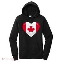 Canada Heart Flag Women's Hoodie thumb 0