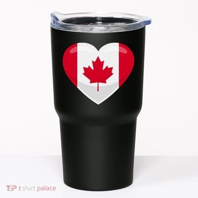 Canada Heart Flag Tumbler