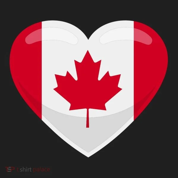 Canada Heart Flag Tumbler
