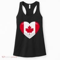 Canada Heart Flag Women's Tank Top thumb 0