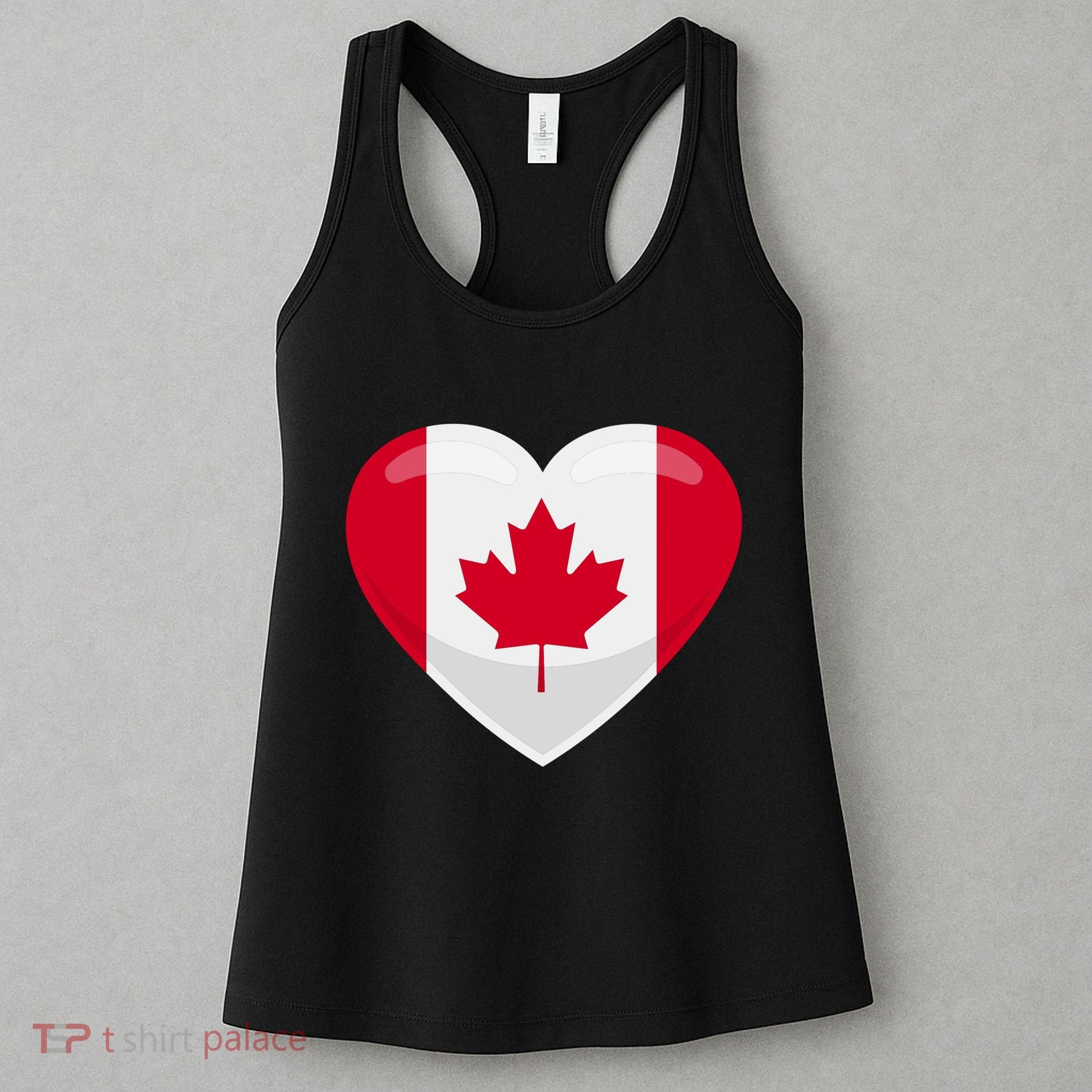 Canada Heart Flag Women's Tank Top
