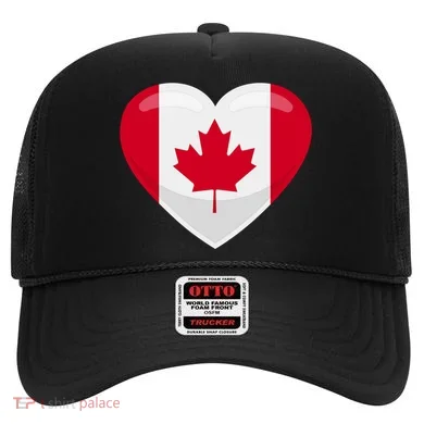Canada Heart Flag Hat