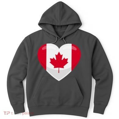 Canada Heart Flag Hoodie