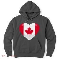Canada Heart Flag Hoodie thumb 0