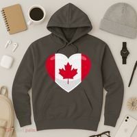 Canada Heart Flag Hoodie thumb 3