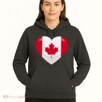 Canada Heart Flag Hoodie thumb 5