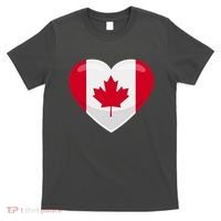 Canada Heart Flag T-Shirt thumb 0
