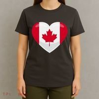 Canada Heart Flag T-Shirt thumb 4