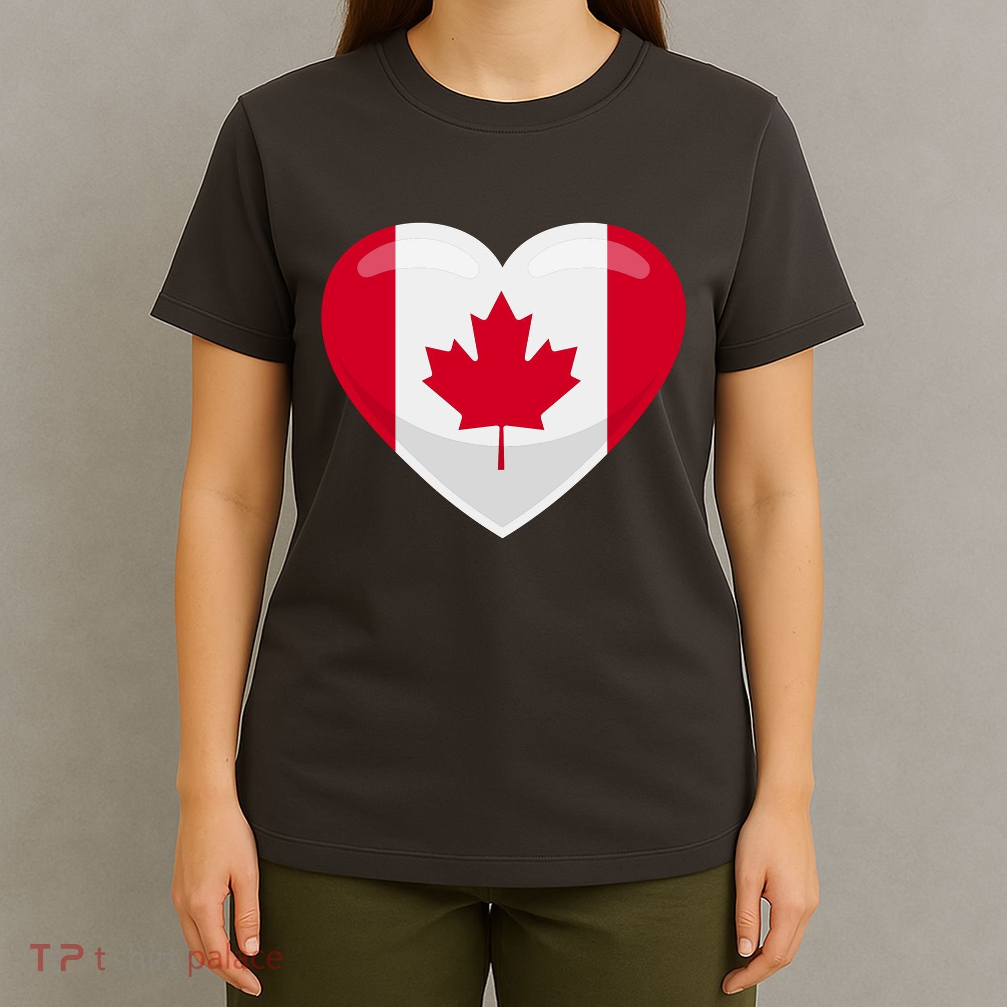 Canada Heart Flag T-Shirt