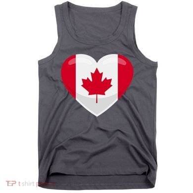 Canada Heart Flag Tank Top