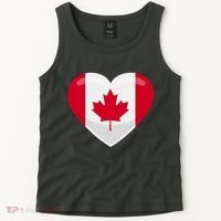 Canada Heart Flag Tank Top thumb 2