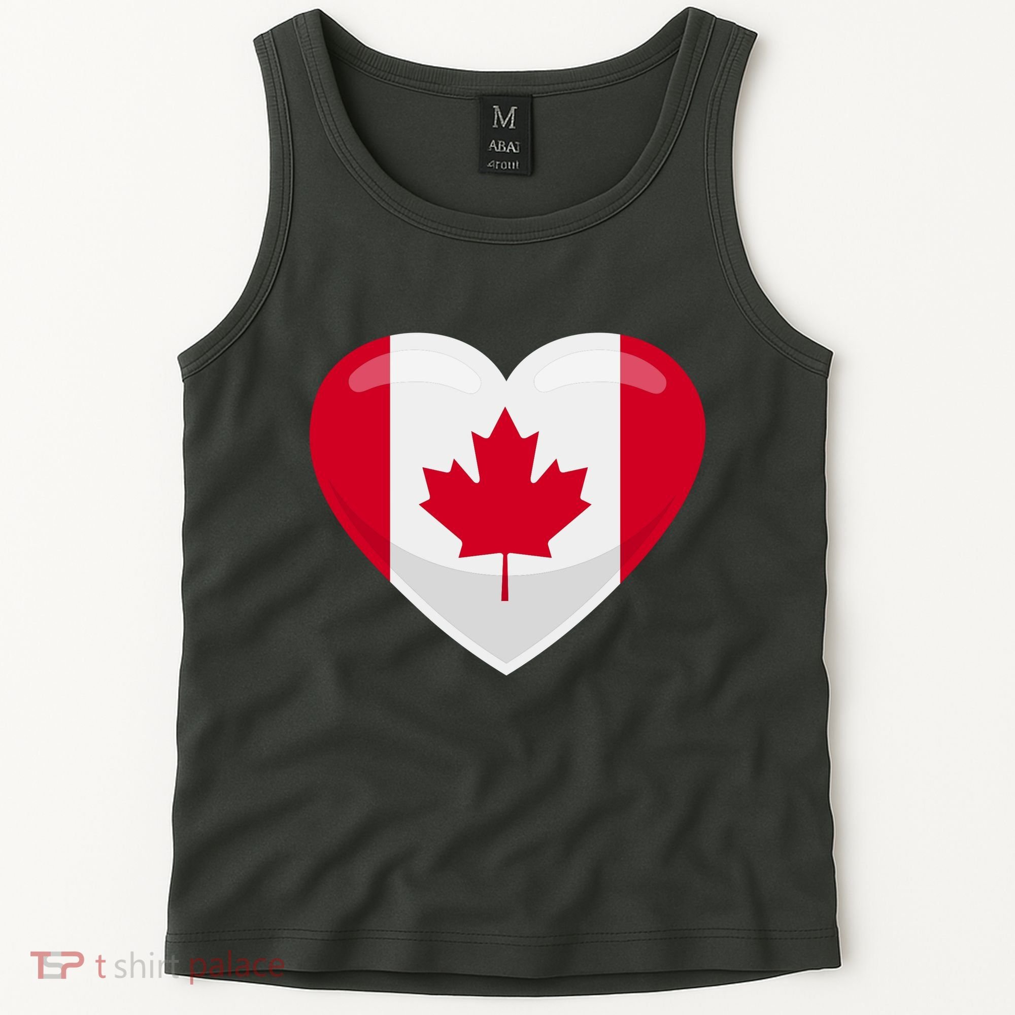 Canada Heart Flag Tank Top