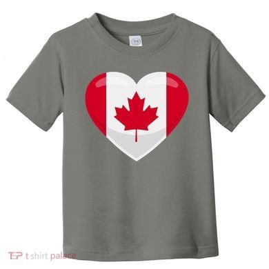 Canada Heart Flag Toddler T-Shirt