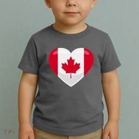 Canada Heart Flag Toddler T-Shirt thumb 2