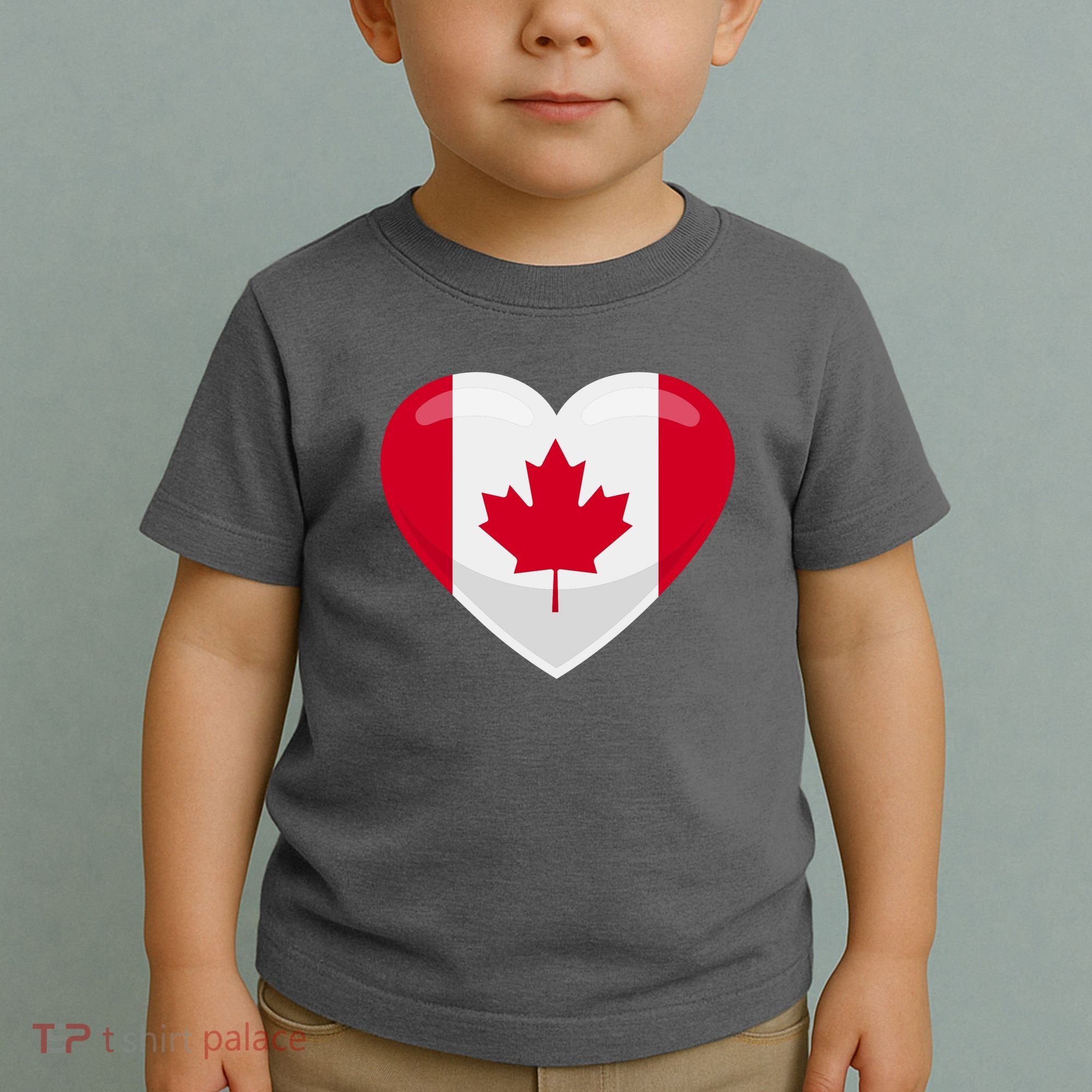 Canada Heart Flag Toddler T-Shirt