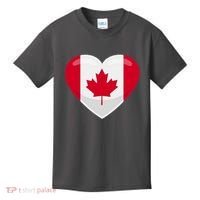 Canada Heart Flag Kids T-Shirt thumb 0