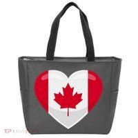 Canada Heart Flag Tote Bag thumb 0