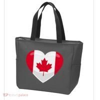Canada Heart Flag Tote Bag thumb 3