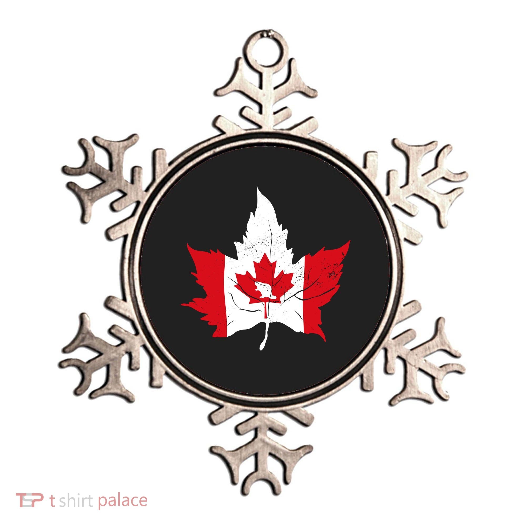 Canada Maple Leaf Flaf Ornament