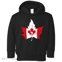 Canada Maple Leaf Flaf Toddler Hoodie thumb 0