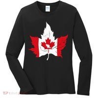 Canada Maple Leaf Flaf Women's Long Sleeve Shirt thumb 0