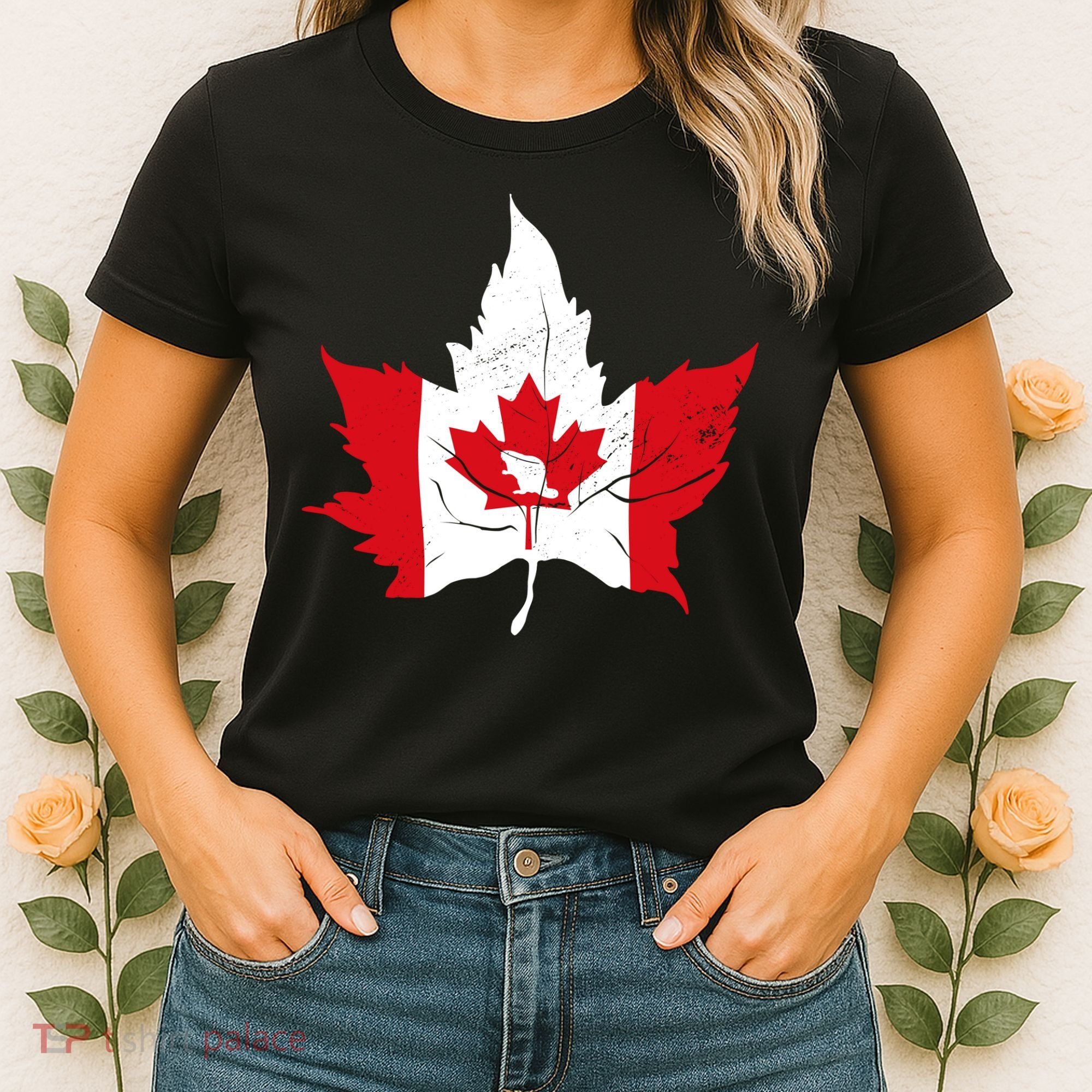 Canada Maple Leaf Flaf Women's T-Shirt