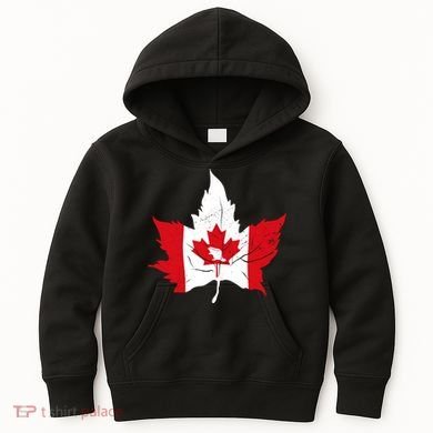 Canada Maple Leaf Flaf Kids Hoodie