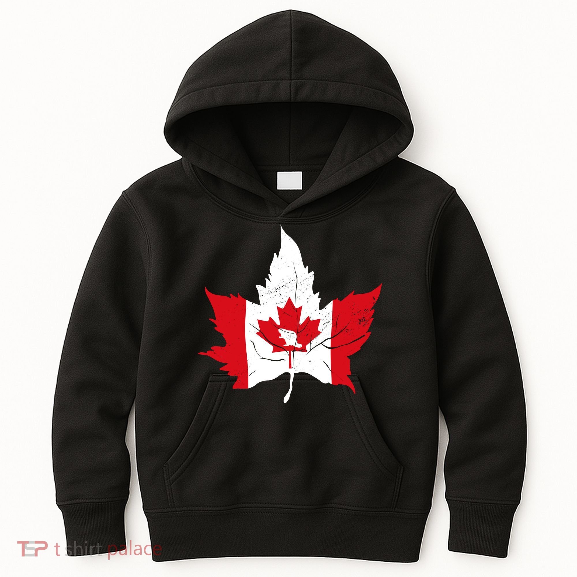 Canada Maple Leaf Flaf Kids Hoodie