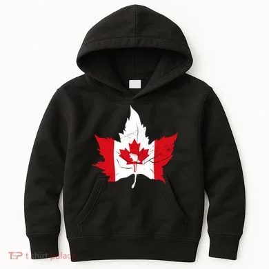 Canada Maple Leaf Flaf Kids Hoodie