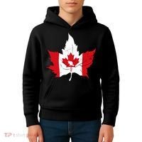 Canada Maple Leaf Flaf Kids Hoodie thumb 4