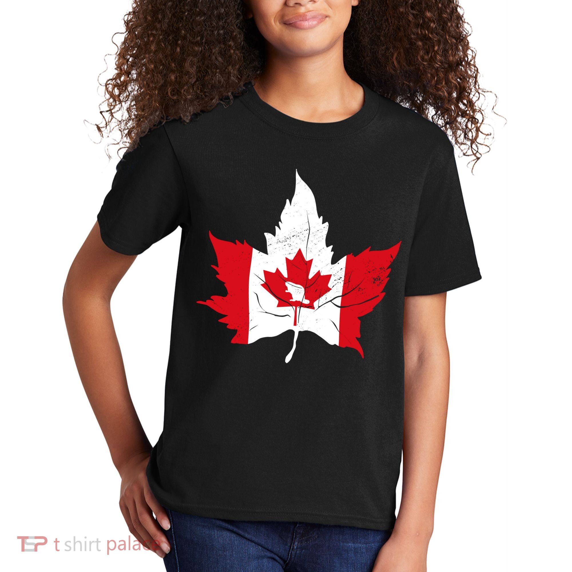 Canada Maple Leaf Flaf Kids T-Shirt