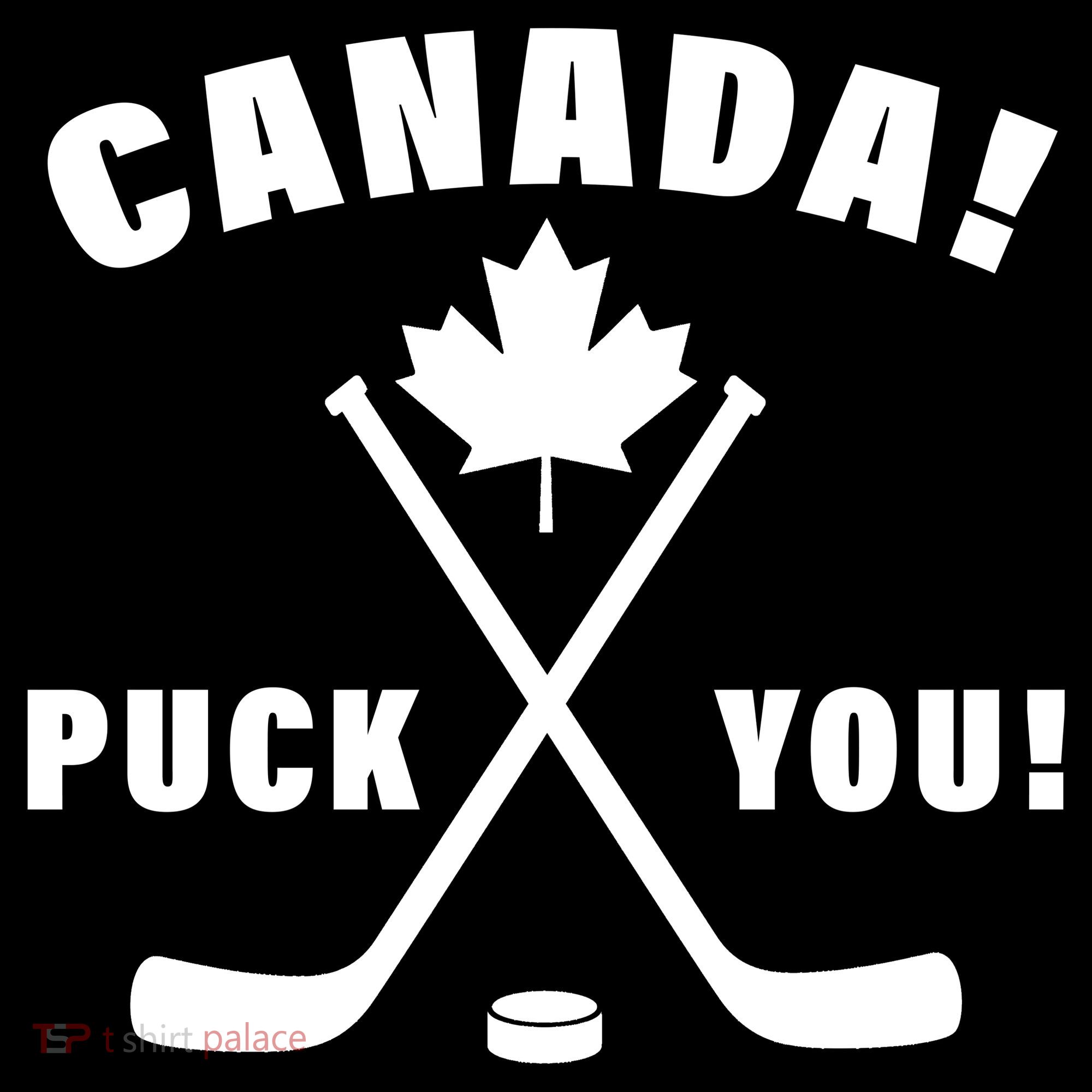 Canada Puck You Hockey Women's Hoodie