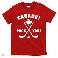 Canada Puck You Hockey T-Shirt thumb 0