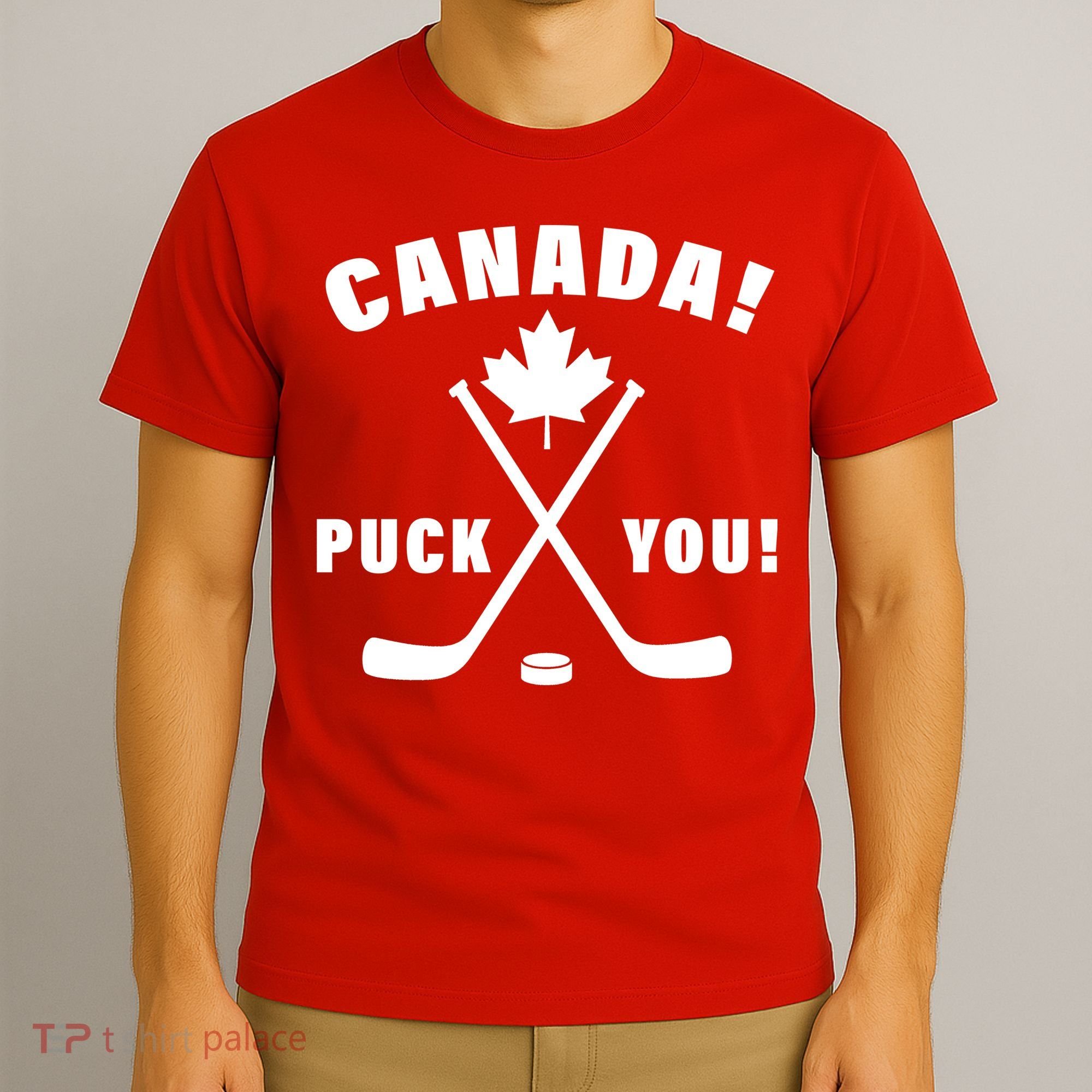 Canada Puck You Hockey T-Shirt