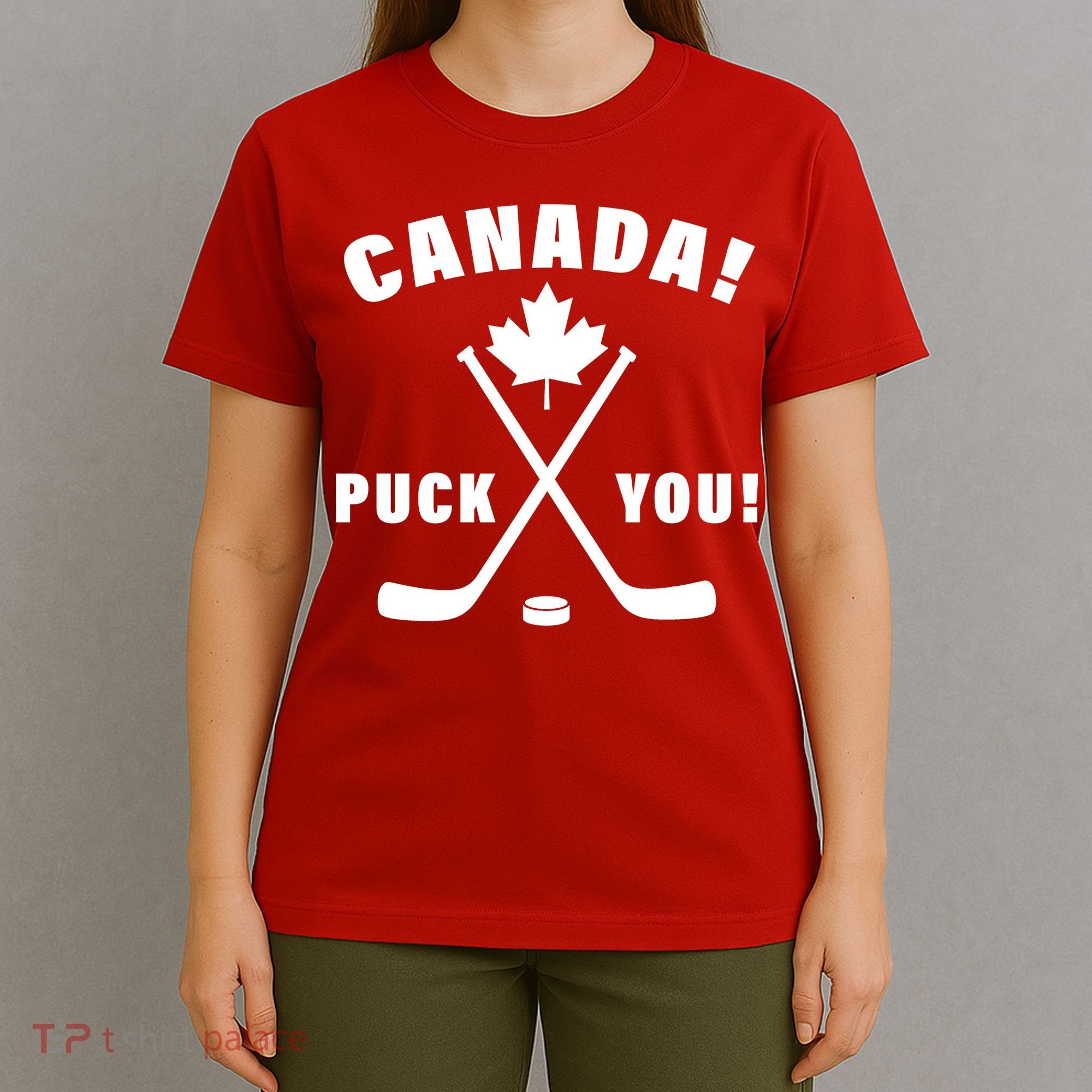 Canada Puck You Hockey T-Shirt