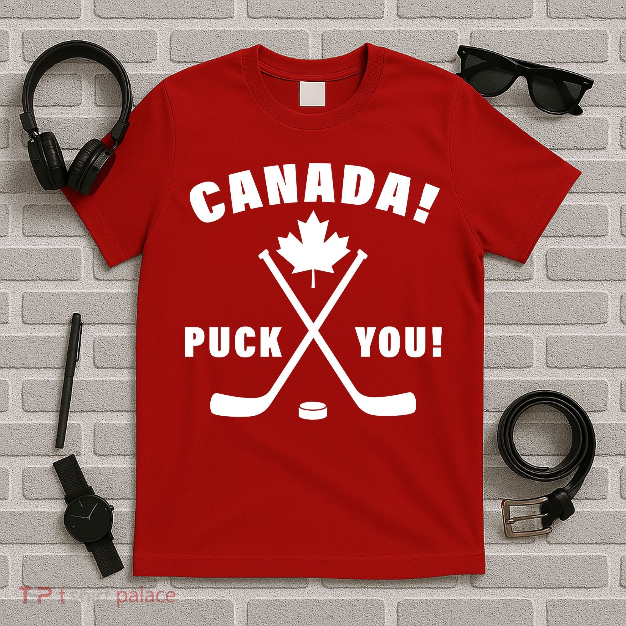 Canada Puck You Hockey T-Shirt