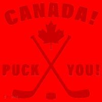 Canada Puck You Hockey Santa Hat thumb 1