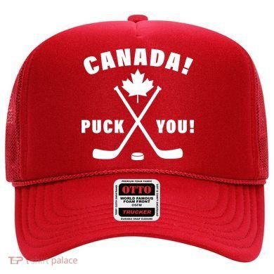 Canada Puck You Hockey Hat