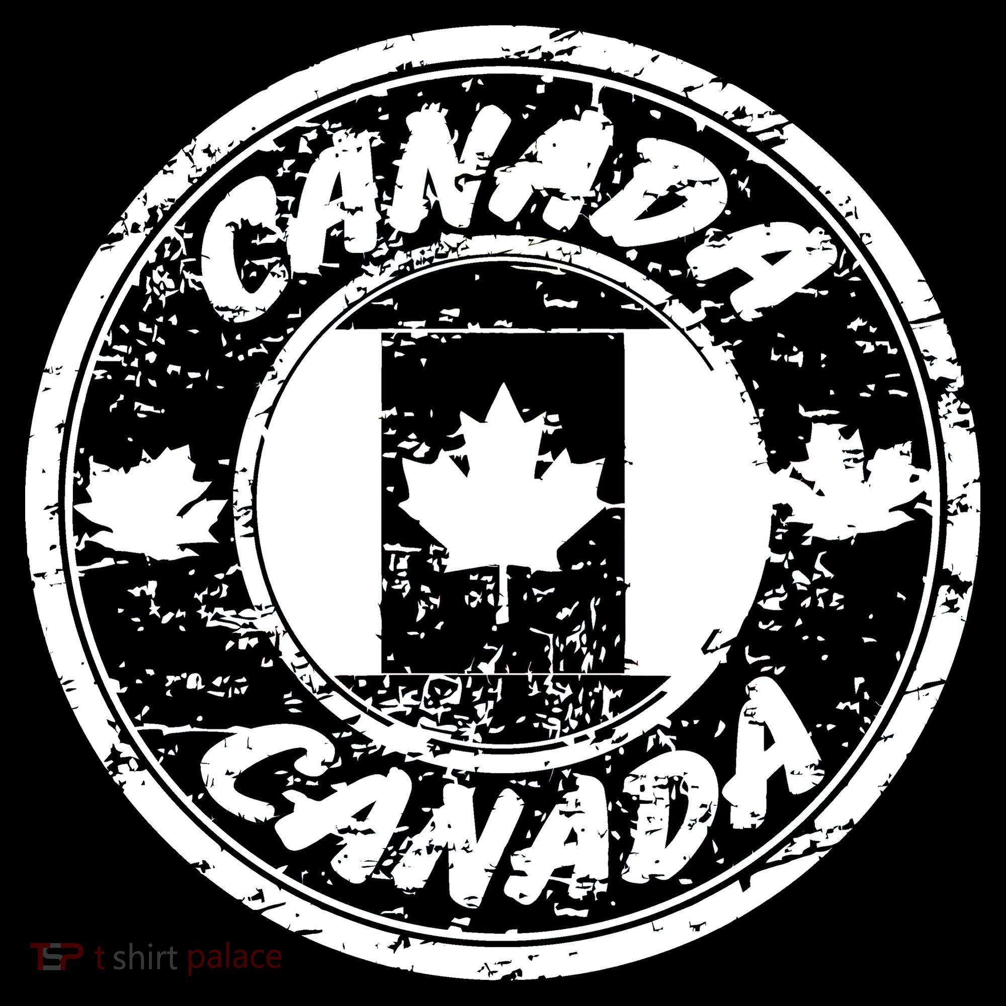 Canada Retro Circle Bucket Hat
