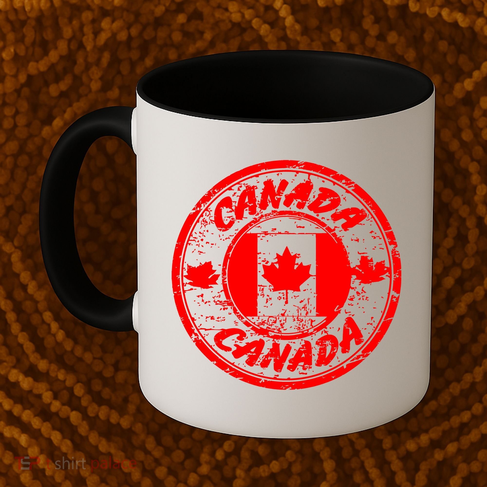 Canada Retro Circle Coffee Mug