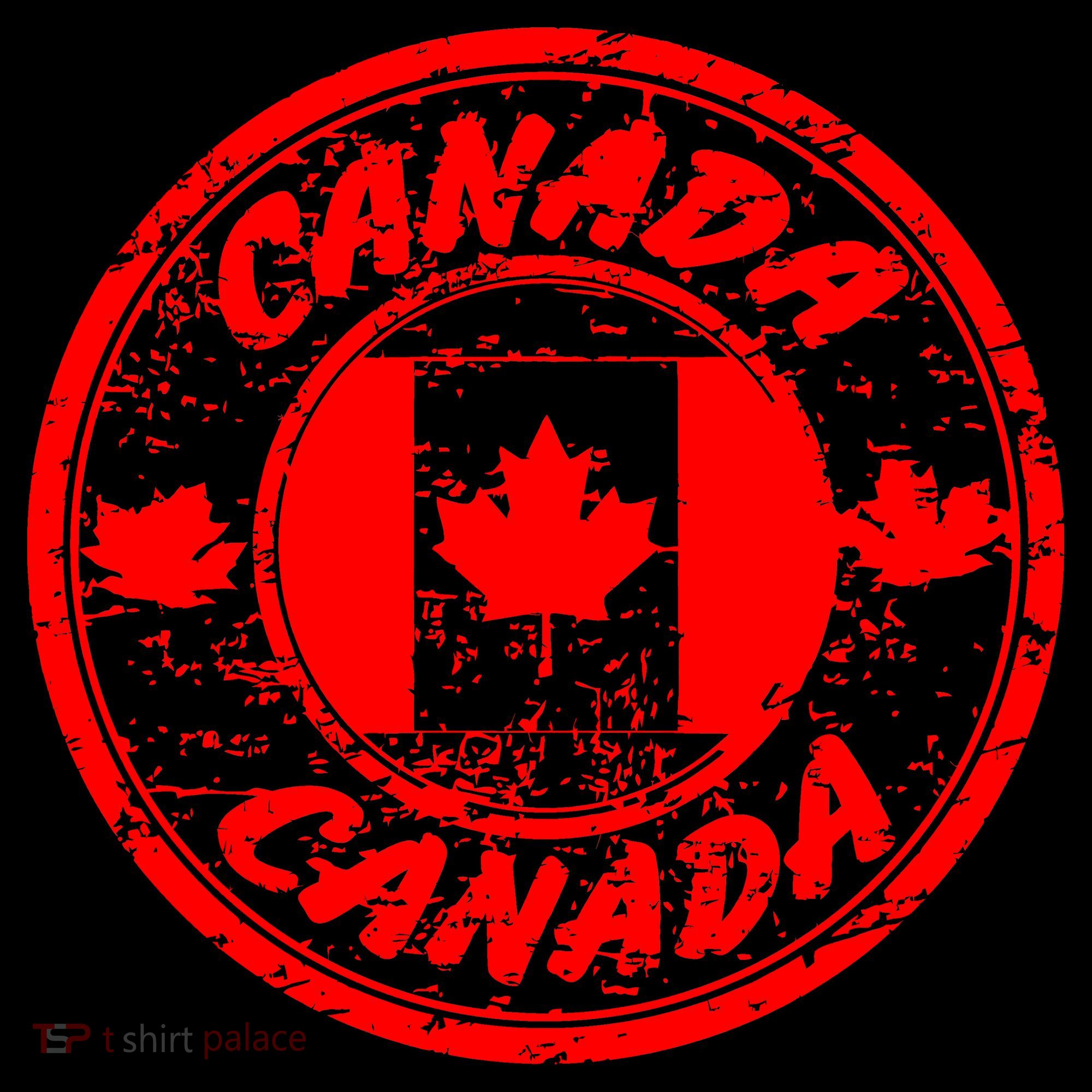 Canada Retro Circle Coffee Mug