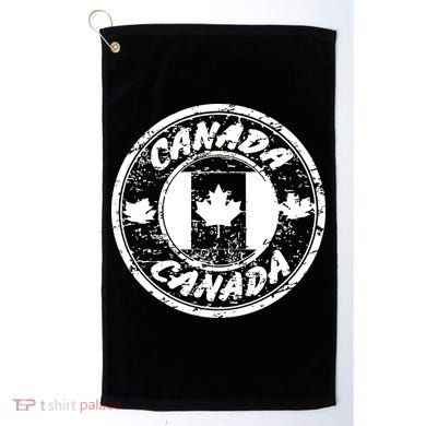 Canada Retro Circle Golf Towel