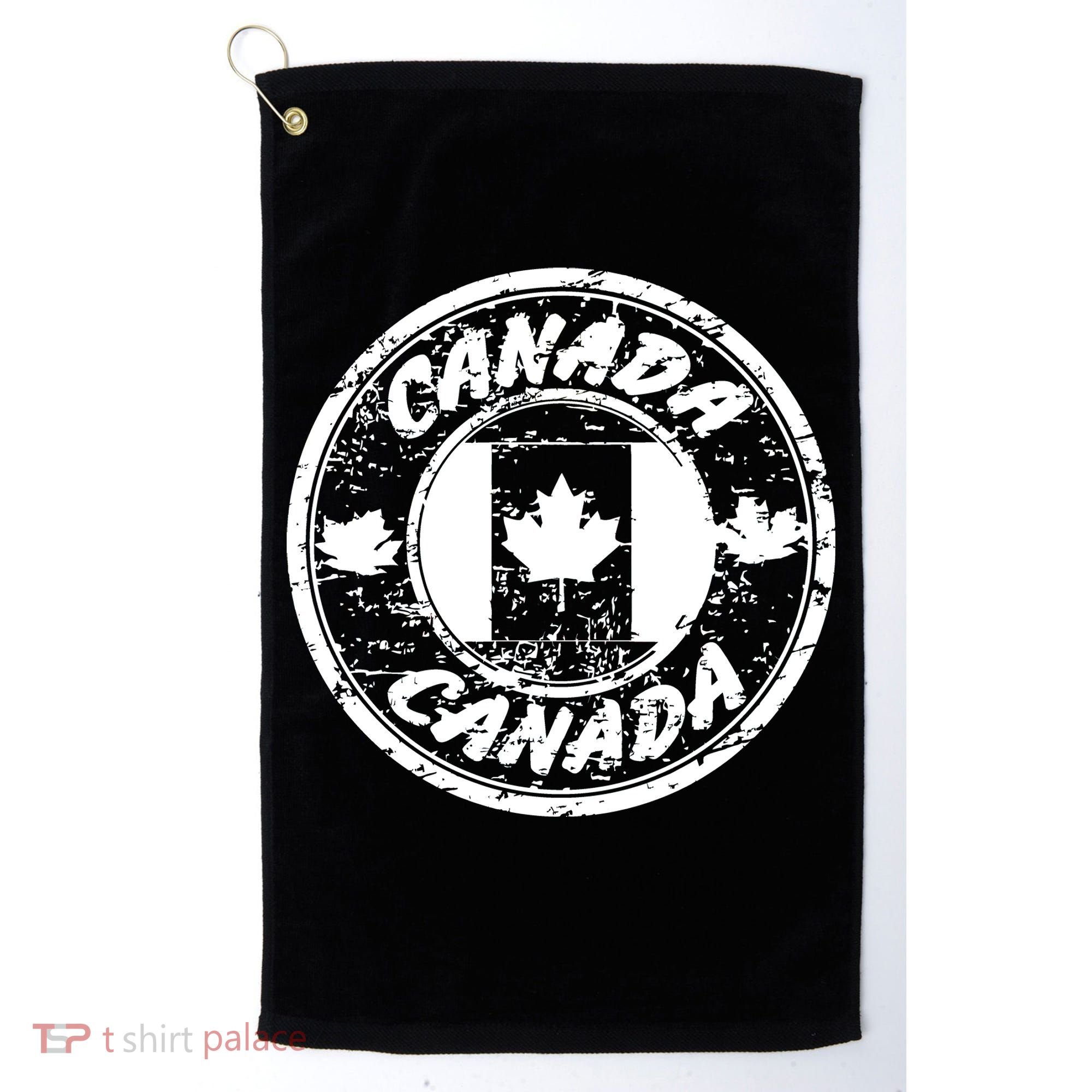 Canada Retro Circle Golf Towel