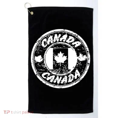 Canada Retro Circle Golf Towel