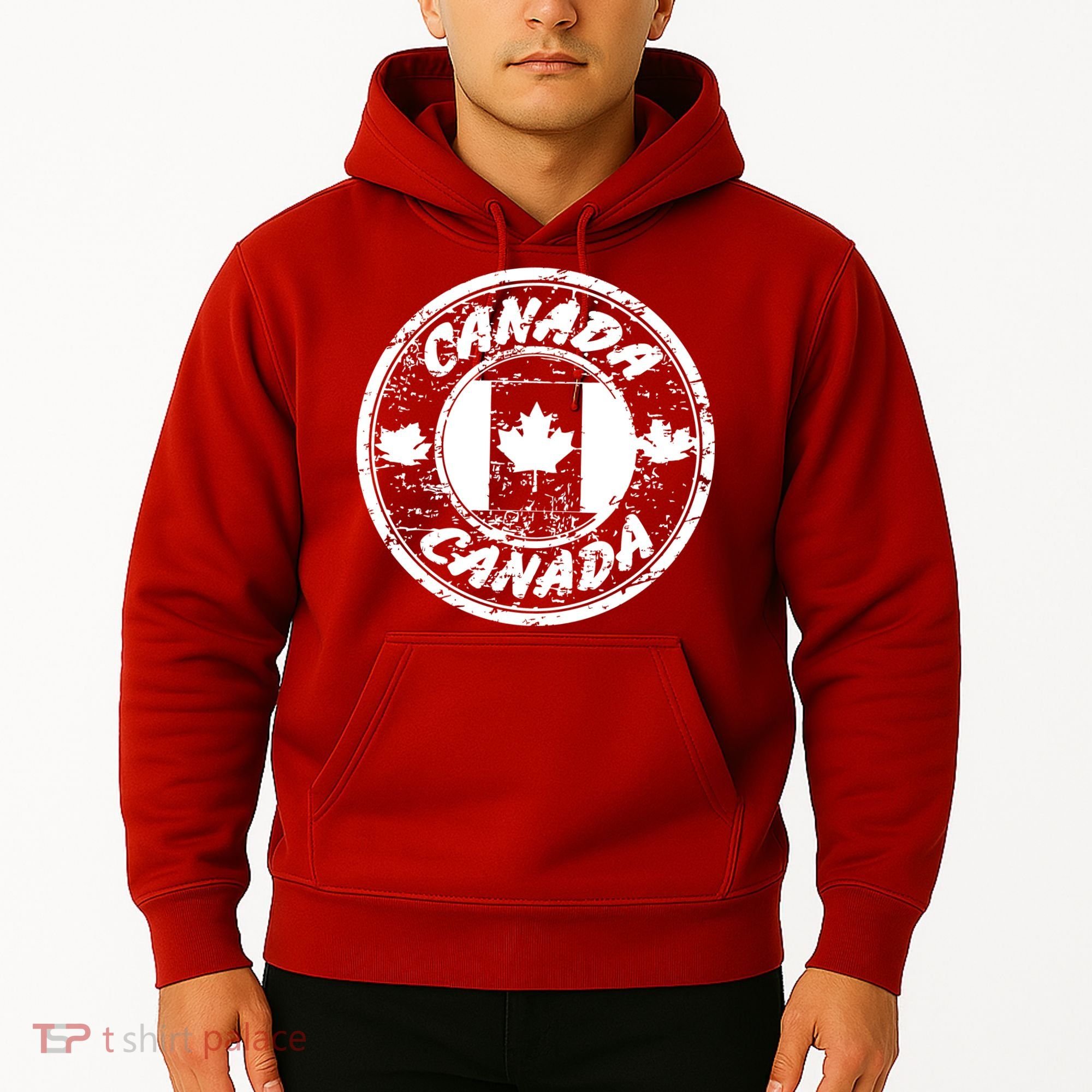 Canada Retro Circle Hoodie